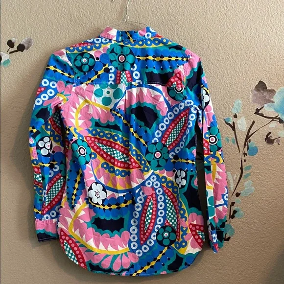 J.Crew classic fit boy shirt in Kaleidoscope Ratti 4 - Picture 4 of 9